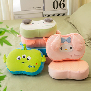 Cartoon Summer Ice Silk Nap Pillow for Students, Nap Pillow, Multifunctional Pillow, Office Sleeping Pillow, Neck Pillow