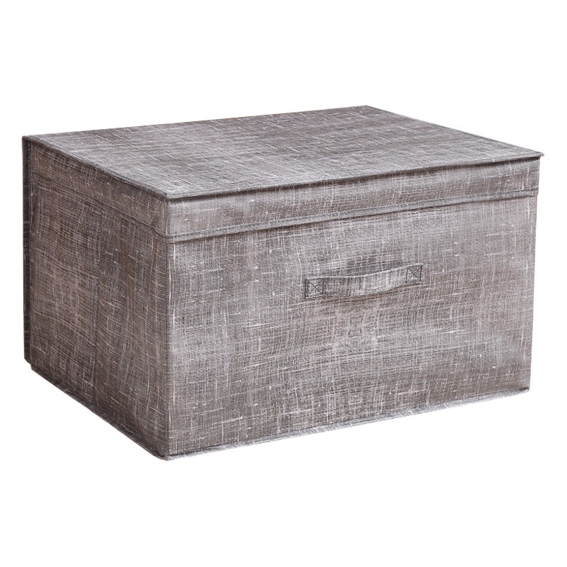 Caja de almacenamiento de artículos diversos no tejidos Armario japonés caja de almacenamiento de ropa tela de gran capacidad plegable caja de almacenamiento a prueba de humedad