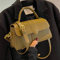 Bag women's bag 2025 new fashionable shoulder bag versatile commuter crossbody bag texture fashionable handbag small square bag