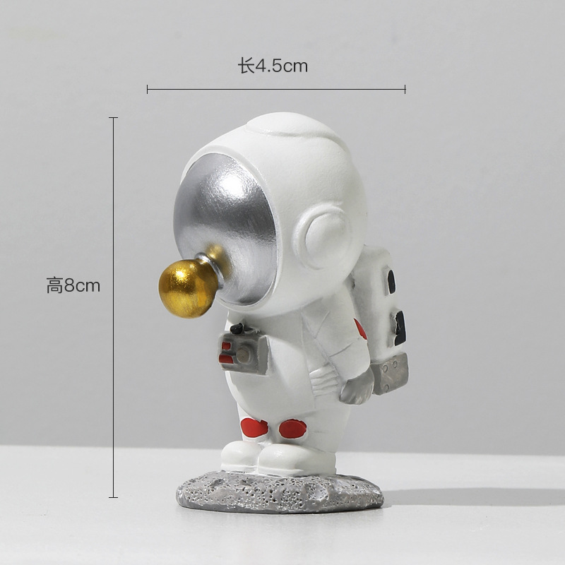 Mini Astronaut Astronaut Ornaments Desktop Cute Office Goodies Children's Room Creative Decoration Birthday Gift