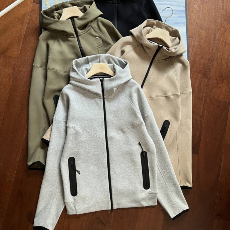 2025 hombre aire capa de algodón chaqueta primavera y otoño capa de entrenamiento a prueba de viento sombrero jersey deportivo cardigan