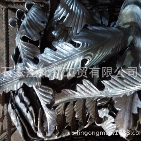 铁艺配件 锻打花叶  外贸工厂 厂家 可加工 铁