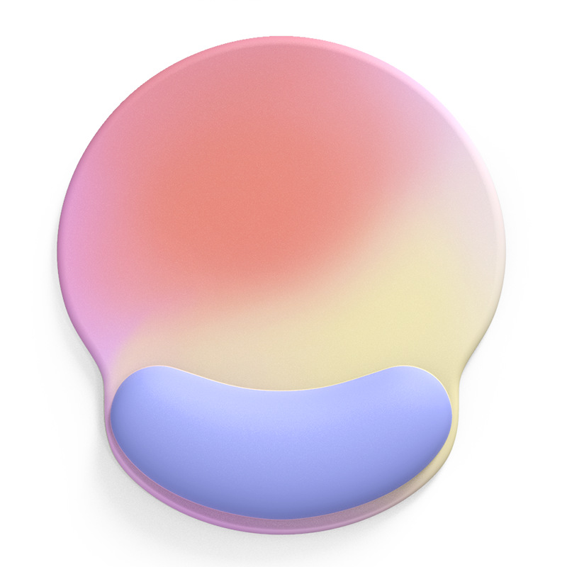 Nuevo gradiente mouse pad silicona muñeca pad estilo simple niños y niñas antideslizante portátil pulsera hermosa