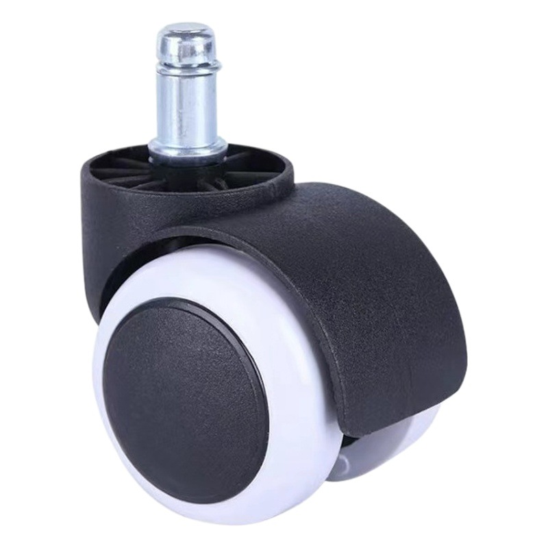 Ruedas de 2 pulgadas para estanterías, ruedas universales, ruedas para carritos, ruedas giratorias para sillas de oficina al por mayor, ruedas silenciosas y gruesas para uso doméstico.