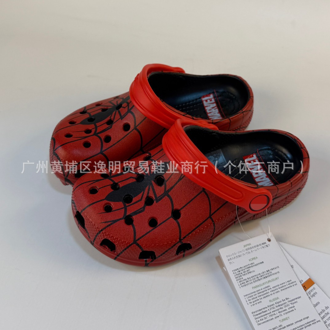 Zapatos Dongdong 2026 estrellas transfronterizas Spider-Man cómodos, moda universal, moda para hombres y mujeres, tendencia de moda al por mayor