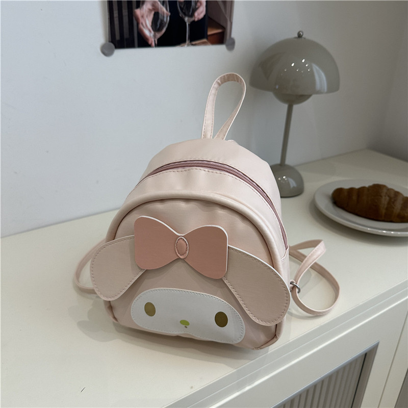 Bolso de hombro portátil con lazo de moda de alta gama 2025 nuevo bolso de hombro de todo fósforo con costuras frescas de dibujos animados lindo