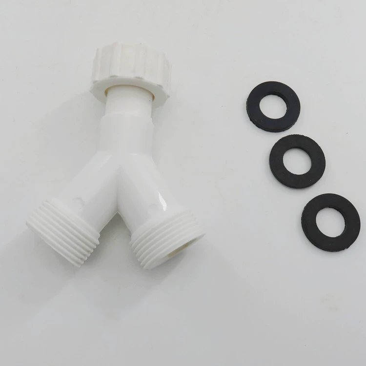 Соединение водопроводной трубы садовое соединение 6 в пластиковый трехходовой кран для воды на два, подключенных к водопроводной трубе стиральной машины