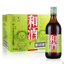 金枫和酒黄酒三年陈500ml*12瓶装整箱上海老酒16度半干型黄酒