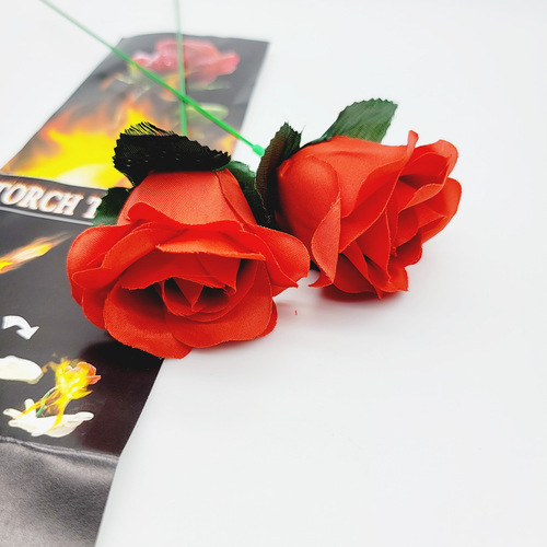 G0415 Torch Turns into Rose Premium KingMagic Magic Prop Festival Performance Party Performance