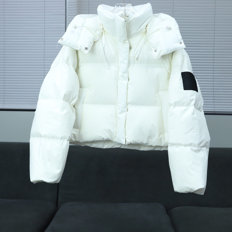 European and American Winter Women's Clothing North Face Fashion Warm Slimming Petite Kendall Jenner Style Short Coat Two-In-One down Jacket