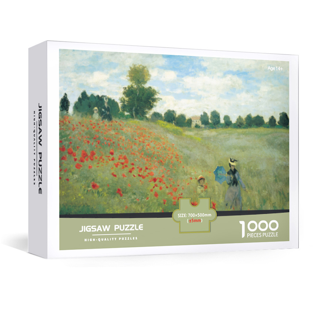 Amazon Venta caliente en stock nueva juventud de 14 años de edad descompresión 1000 piezas rompecabezas de papel juguetes educativos