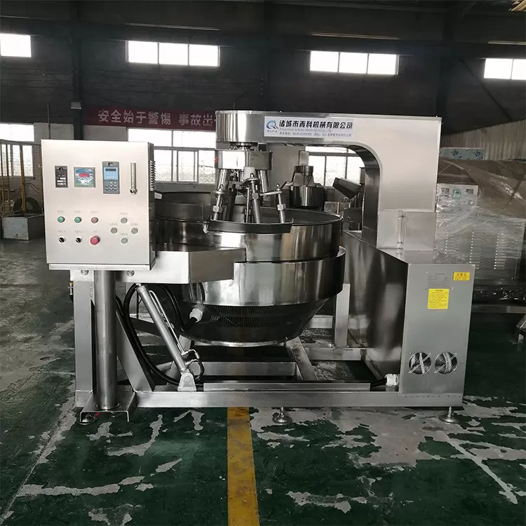 全自动电磁行星搅拌炒料机 花生酱电磁炒料机 辣椒酱行星炒料机