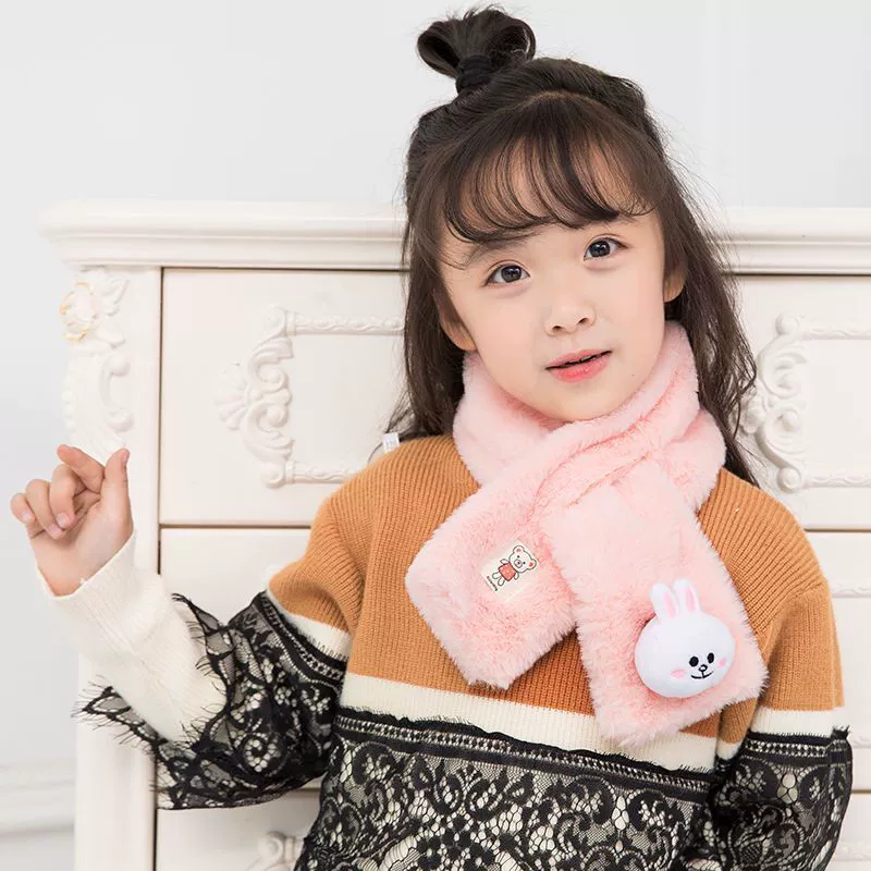 Children's demi-season cartoon warm scarf for boys