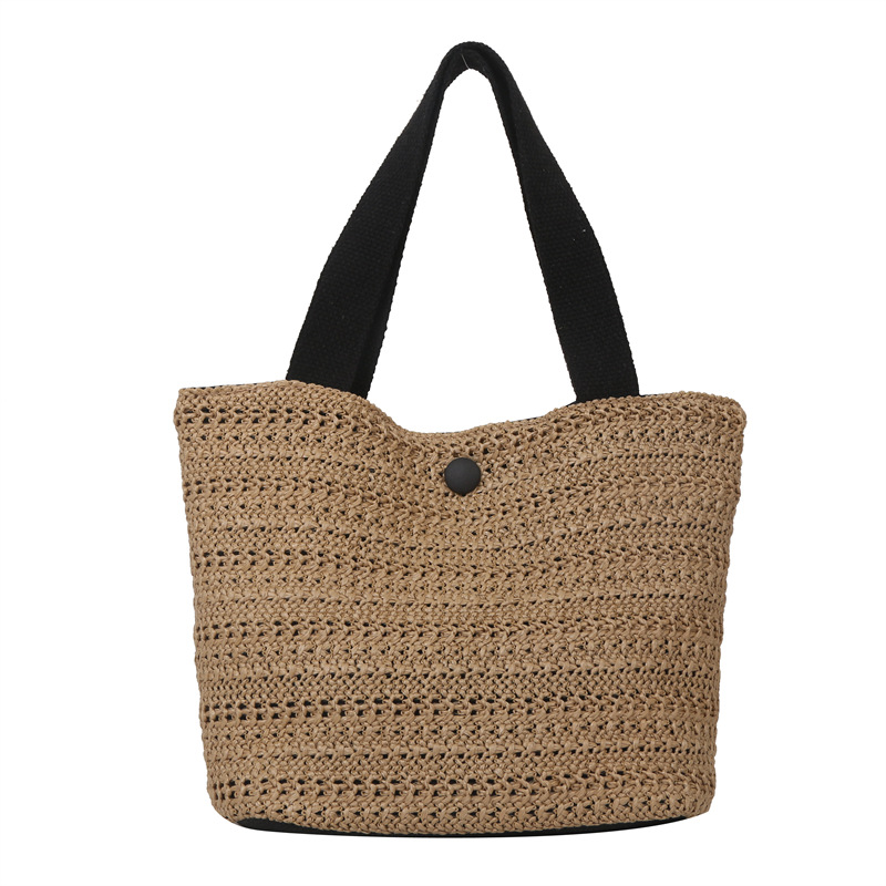 Bolso de moda de gran capacidad de trenzado de moda 2024 primavera nuevo estilo versátil bolso de hombro brazo bolso especial
