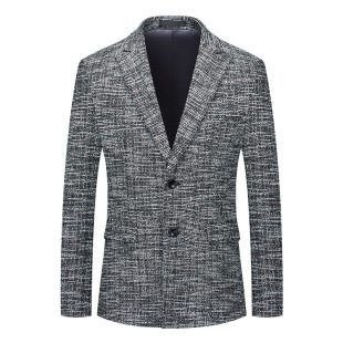 Yesheng 2025 New Men's Casual Large Size Two-Button Suit Amazon Foreign Trade Cross-Border Popular Single Suit Wholesale