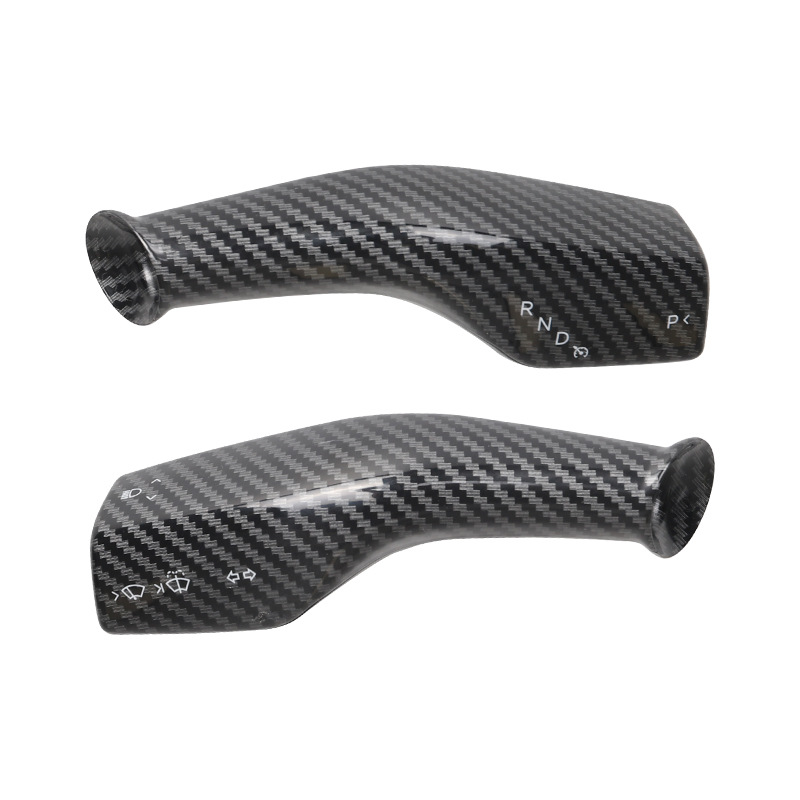 Cubierta de palanca de cambios para YL Tesla Model 3/Y, accesorio decorativo de fibra de carbono para la palanca de cambios interior.