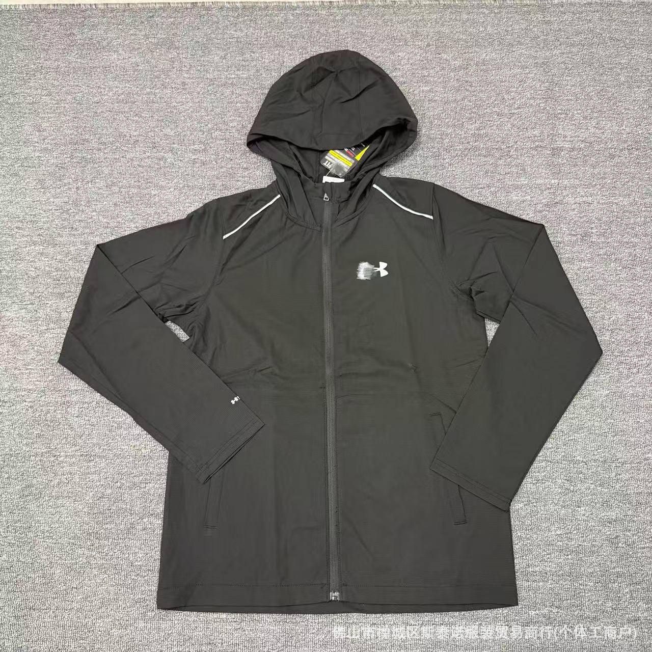 2026 New Cross-Border Sports Quick-Dry Sun-Protection Windbreaker Casual Men's Thin Breathable Hooded Jacket