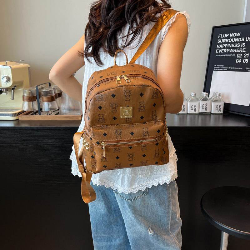 Mochila de mano 2025 nuevo nicho de viaje de moda de alta calidad de gran capacidad universitaria bolsa de ocio para mujeres