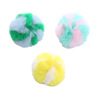 Rabbit fur upon pet supplies Ice cream, weak cat toy ball cross -border factory spot wholesale direct sales