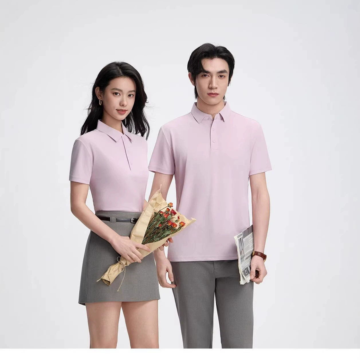 Футболка с короткими рукавами и лацканами рабочая одежда рекламная рубашка с логотипом на заказ культурная рубашка рабочая одежда Ice Silk поло с вышивкой