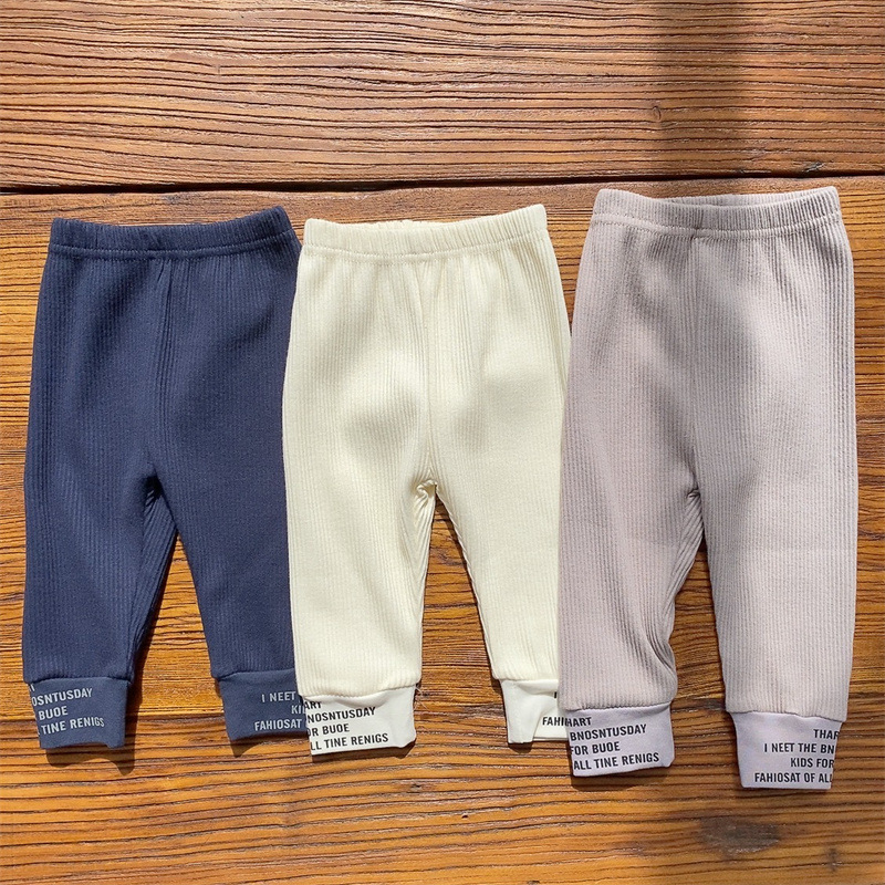 Bebé polainas primavera ropa de los niños del estilo coreano ins pies del bebé impreso pit leggings pantalones de Bebé Ropa de primavera