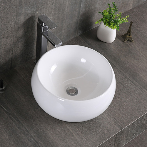 Square pedestal mini wash basin ceramic face basin single basin bathroom vanity sink balcony basin project item