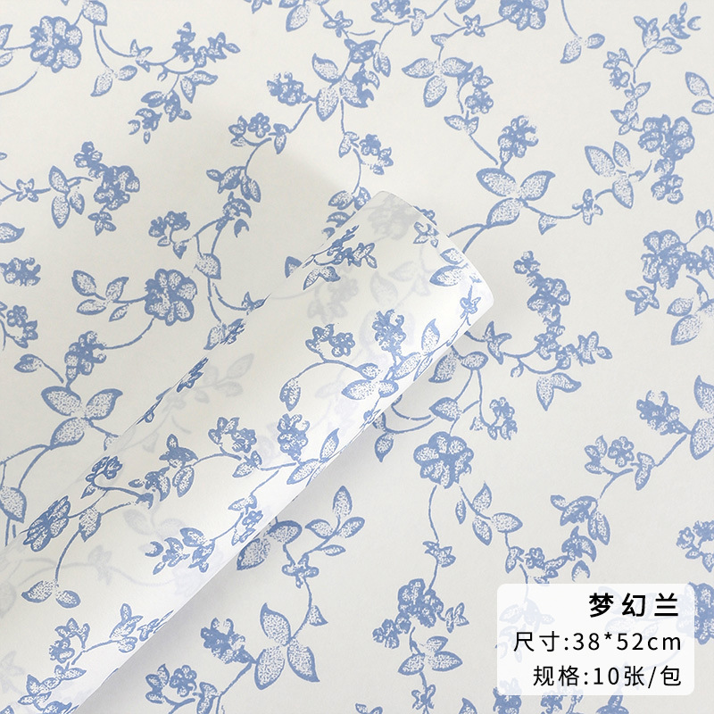 Papel de Sydney coreano al por mayor papel de embalaje de flores, regalo de pastel de sentido avanzado, ramo de papel amasado a mano, material de embalaje de frutas