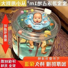 婴儿宝宝游泳桶折叠家用儿童洗澡桶透明浴桶泡澡桶小孩洗澡盆浴盆