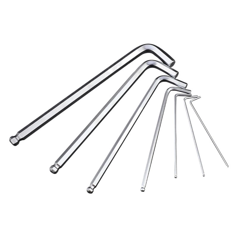 Аппаратные инструменты Tuosen Шестигранный ключ L-образный шестигранный ключ с шаровой головкой Комбинированный костюм с удлиненным шестигранным ключом