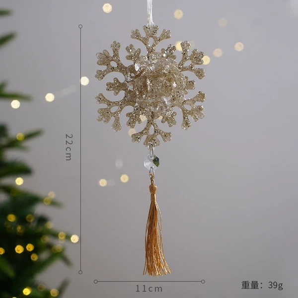 Champagne gold snowflake (new style)