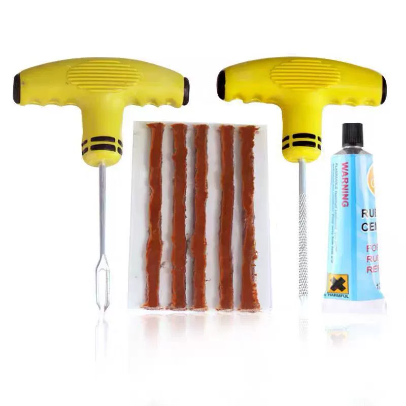 Инструмент для ремонта автомобильных шин двухцветная ручка аварийный ремонт шин вакуумные шины желтая ручка инструмент для ремонта шин