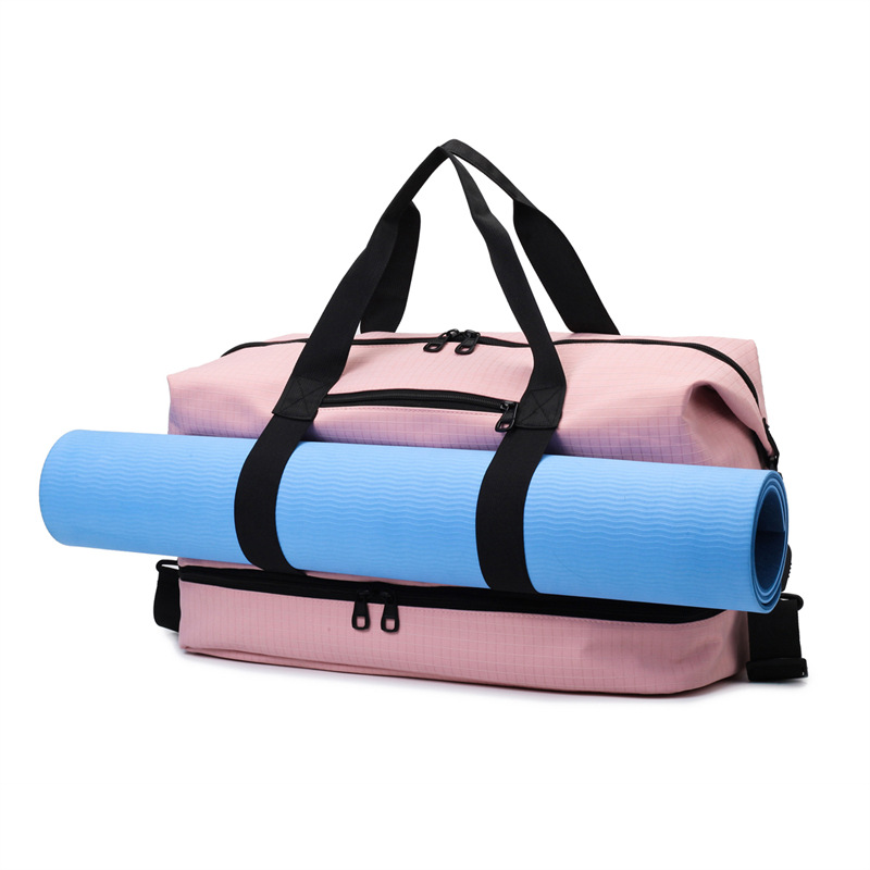 Bolsa de viaje separada en seco y húmedo, bolsa de equipaje de gran capacidad para viajes de negocios de corta distancia, bolsa de fitness de natación deportiva, bolsa de almacenamiento