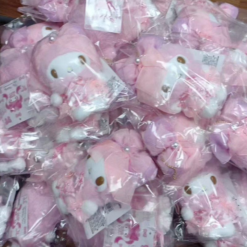 周年纪念麦乐迪曼乐迪可爱粉色少女毛绒公仔玩偶包包挂件饰品娃娃|undefined