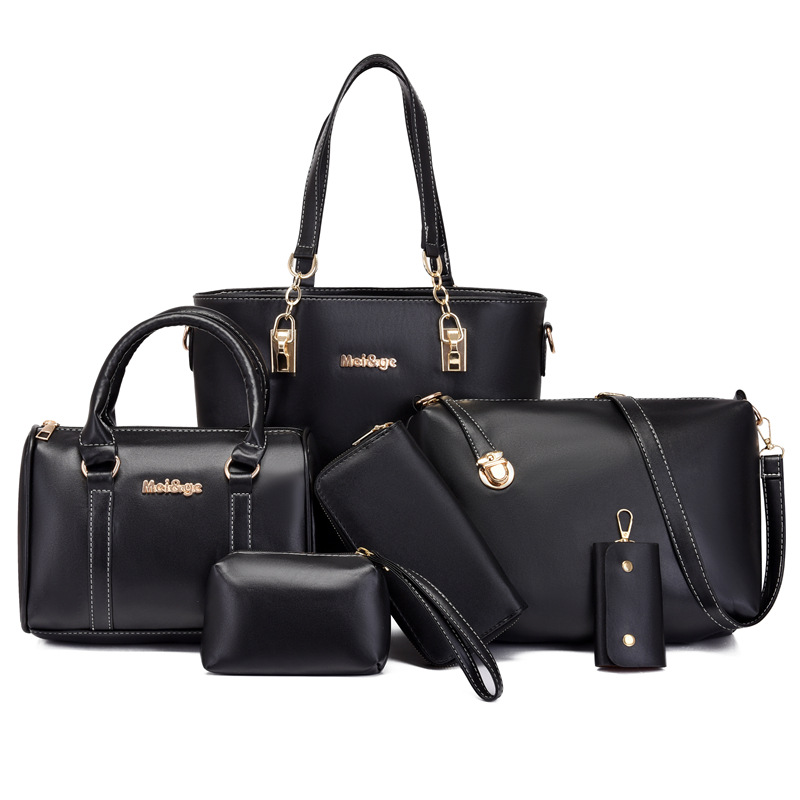 Set di borse a mano e borse a spalla alla moda per donna 6 pezzi_voghion.com