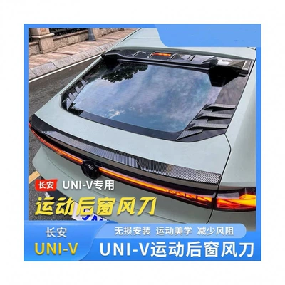 Fixed wind wing, UNIV rear window blinds modified