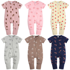 Kids Tales Baby Onesie Spring Summer Short Sleeve Newborn Baby Clothes Wholesale