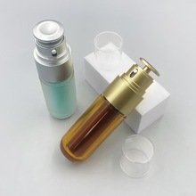 爆款现货50ml双萃精华瓶大牌同款大小管精华精油双管日夜修复液瓶