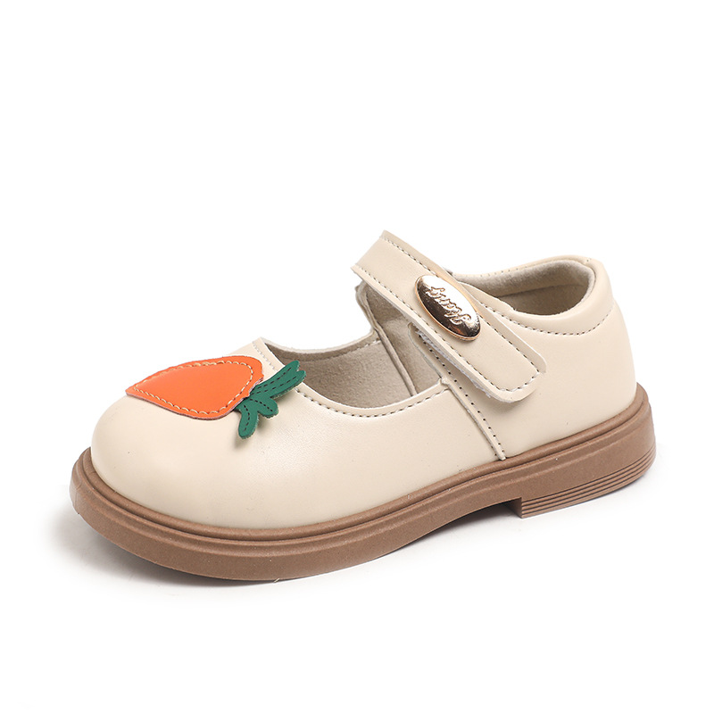 Zapatos de cuero para niñas 2024 primavera y otoño nuevos zapatos de princesa para niños con suela suave zapatos de bebé para niñas adorables zapatos de bebé de tendencia image 6