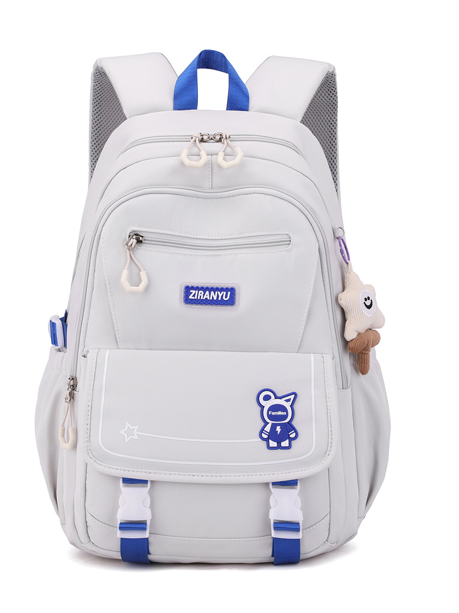 Peces naturales estudiante de la escuela primaria mochila 3-6 Grado de gran capacidad estudiante de la escuela secundaria bolsa de alta calidad mochila ligera estudiante universitario