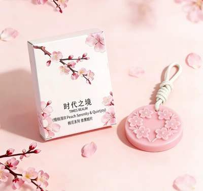 Car Perfume Aromatherapy, Closets, and Bathrooms - Long-lasting Fragrance - peach-blossom2-pieceslong-lasting-fragrance-lightweight-hanging-strap