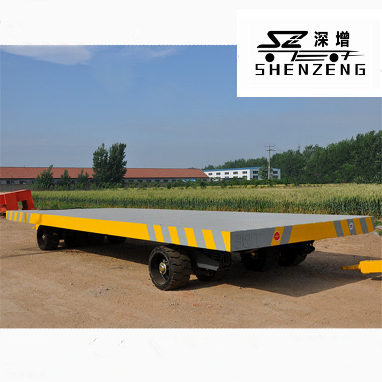 30T平板拖车 场内中转运输平板拖车 平板挂车 转运拖车