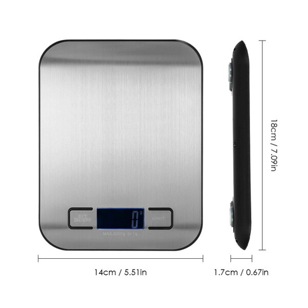 Handheld small electronic scales for commercial use stainless steel