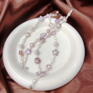 Simple Style Irregular Stars Natural Baroque Pearl Bracelet Ins Style Bracelet Niche Design Exquisite 925 Silver