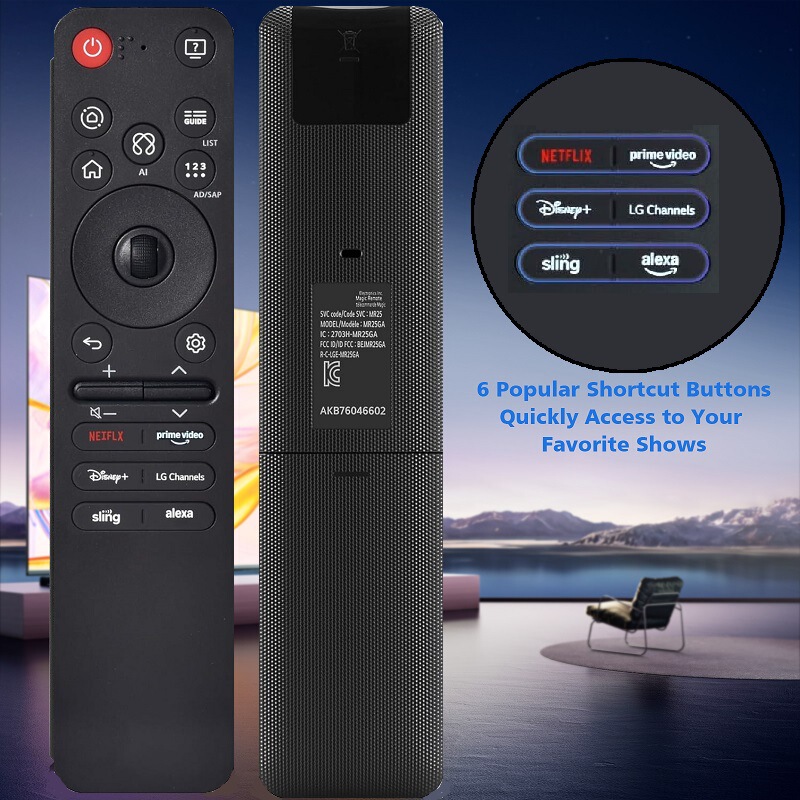 Suitable for Lg Voice Tv Remote Control An-Mr25Ga Akb76046603 Akb76046602