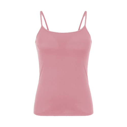 Hot Modal women's chest pad suspender vest without steel ring cup integrated outer wear base underwear yoga
