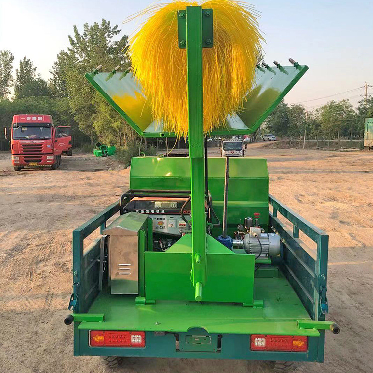 小型喷淋式围挡清洗机道路两侧墙体清洗机多功能高压清洗车设备