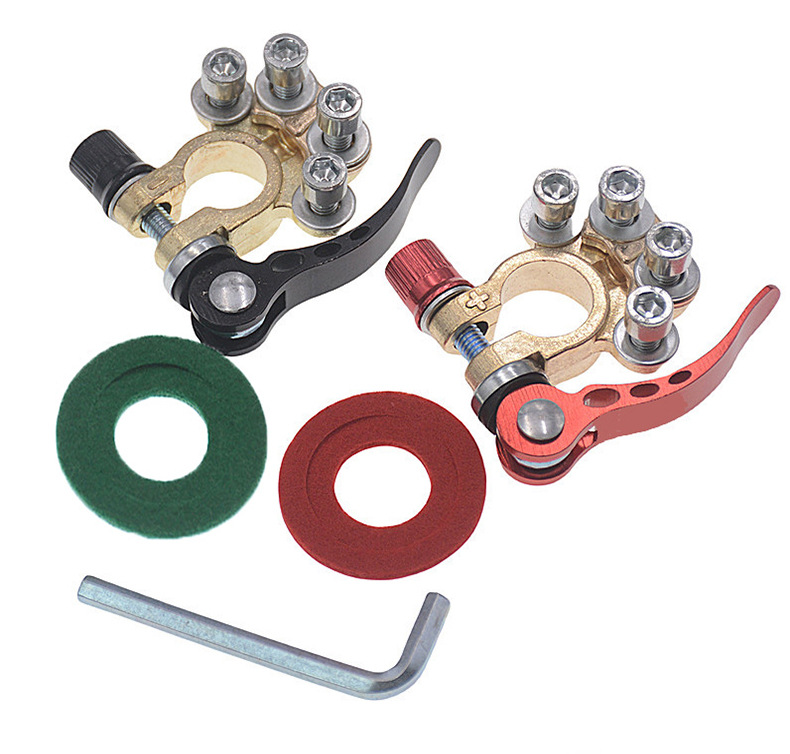 Ready Supply of Quick Disassembly Alloy Battery Card Head Battery Pile Head Terminal Block Thickeneded Card Head Multi-purpose Pile Head