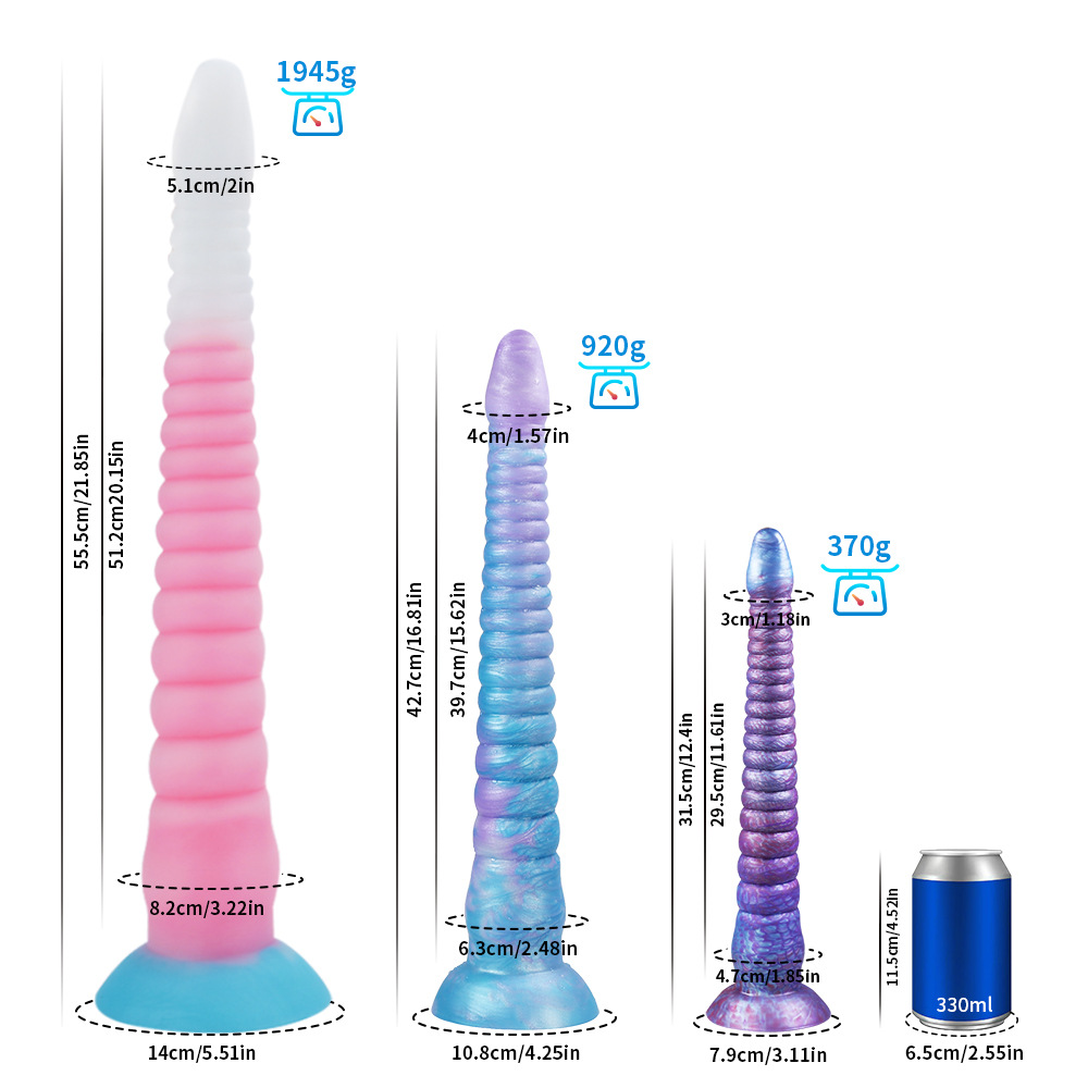 Productos femeninos del sexo adulto simulación tentáculo anal plug SM juguetes sexuales luminoso líquido de silicona de nuevo corte en forma de enchufe anal