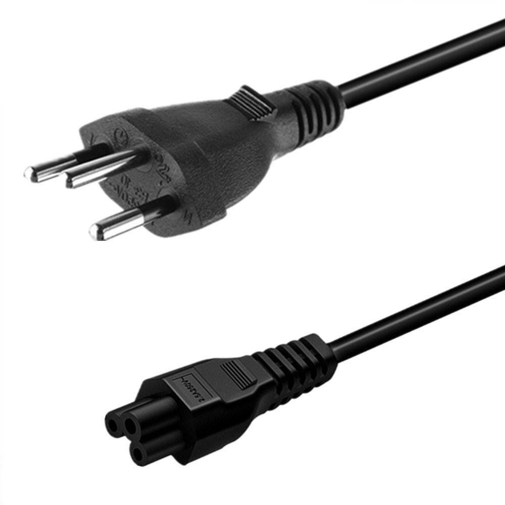 供应 三芯瑞士电源线 0.75平方瑞标梅花尾插头线 电脑主机线