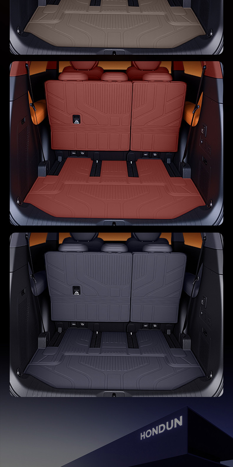 Suitable for 26 Models of Xpeng X9 Extended-Range Version, Tpe Car Trunk Mat, Car Modification Accessories, Foot Mat, Trunk Mat Supplies